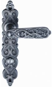 Ручка дверная ARCHIE GENESIS ARABESCO BL. SILVER (OL)