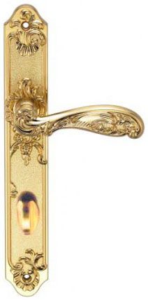 Ручка дверная ARCHIE GENESIS FLOR S. GOLD (OL)