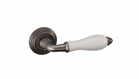 Дверная ручка PORCELLANA V214 AGED SILVER