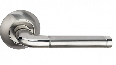 Дверная ручка LINDO A-34-10 CHROME/S.CHROME