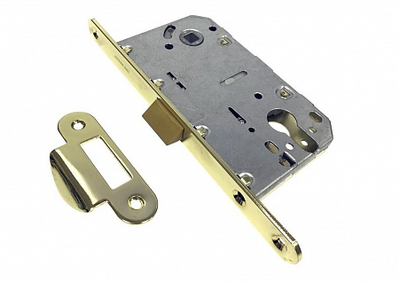 Защёлка под цилиндр бесшумная KEY 418 GOLD