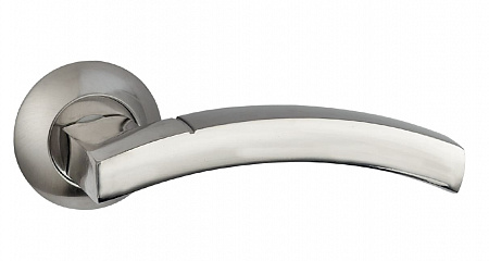 Дверная ручка SOLIDO A-37-10 CHROME/S.CHROME