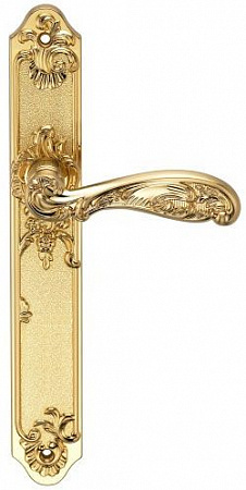 Ручка дверная ARCHIE GENESIS FLOR S. GOLD (PS)