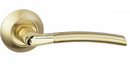 Дверная ручка FINO A-13-10 GOLD/S.GOLD