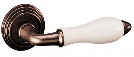 Дверная ручка PORCELLANA V214 AGED BRONZE