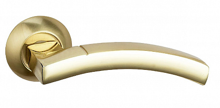 Дверная ручка SOLIDO A-37-10 GOLD/S.GOLD