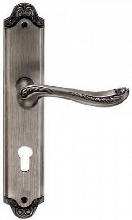 Ручка дверная ARCHIE GENESIS ACANTO BL. SILVER (CL)