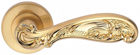 Дверная ручка ARCHIE GENESIS FLOR S. GOLD (20G)